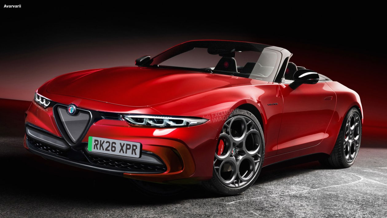 New allelectric Alfa Romeo Duetto Spider shapes up Auto Express